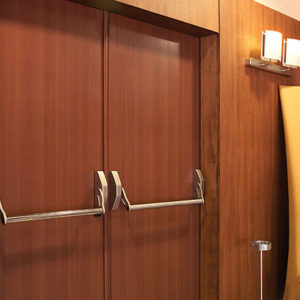 Противопожарная дверь с отделкой из МДФ / серия FRM7444